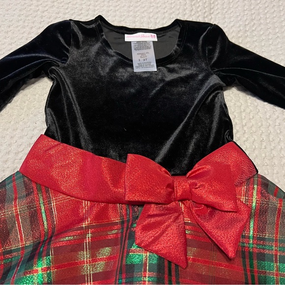 Bonnie Jean holiday dress.  5t. - Picture 2 of 5